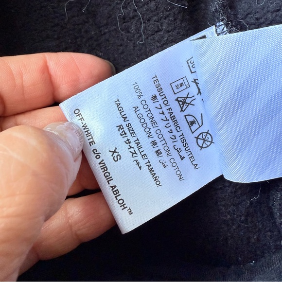 Off-White Liquid Spots Shorts Pullon Sweat Gym Workout Streetwear Athletic Rare - Picture 6 of 10